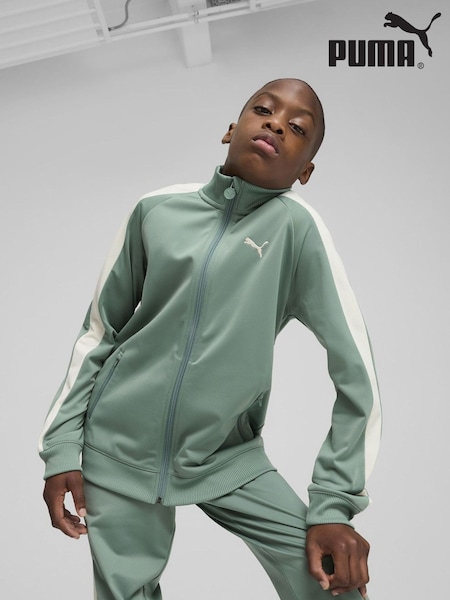 Puma Green Boys T7 Always On Track Jacket (F76570) | kr643
