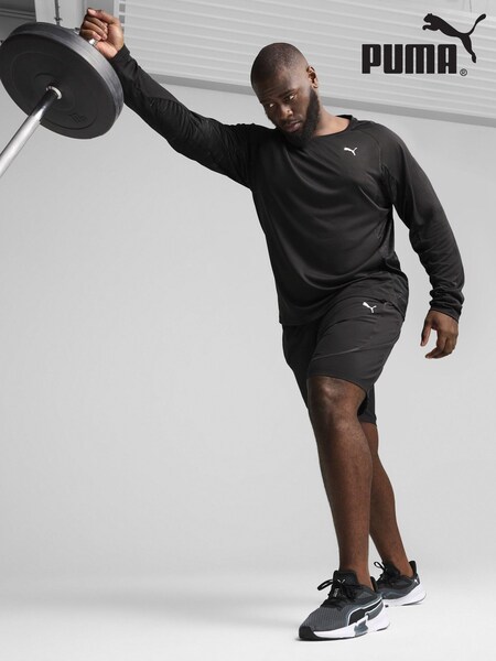 Puma Black Mens TAD TECH Long-Sleeve T-Shirt (F76571) | 198 QAR