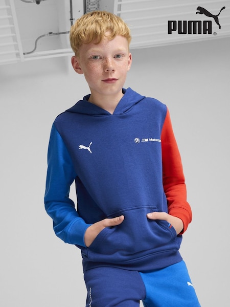 Puma Blue Boys BMW M Motorsport ESS+ Hoodie (F76601) | €59