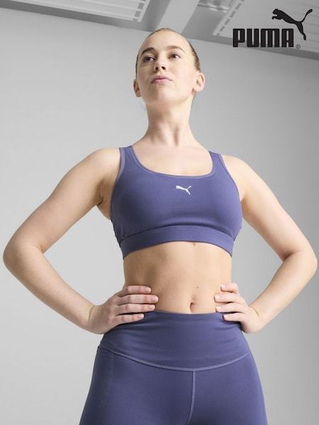 Puma Blue Womens 4Keeps Cloudspun Bra (F76637) | €46