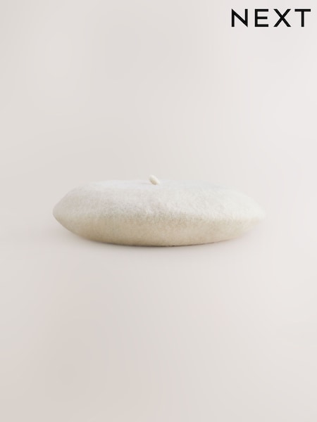 Cream Beret Hat (3mths-16yrs) (F76666) | €9 - €11