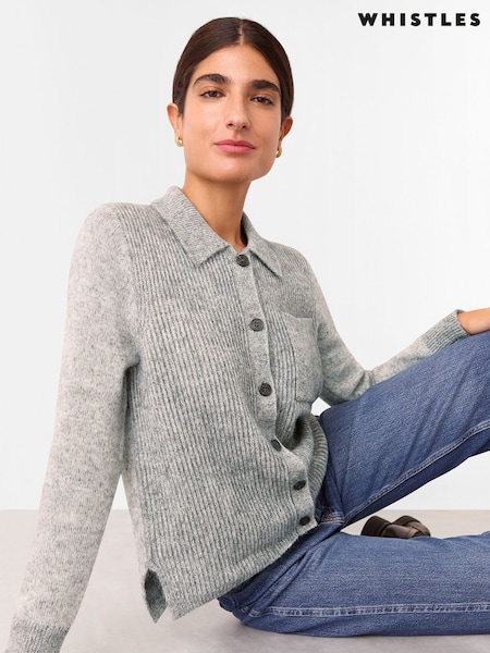 Whistles Isla Ribbed Cardigan (F76771) | € 137