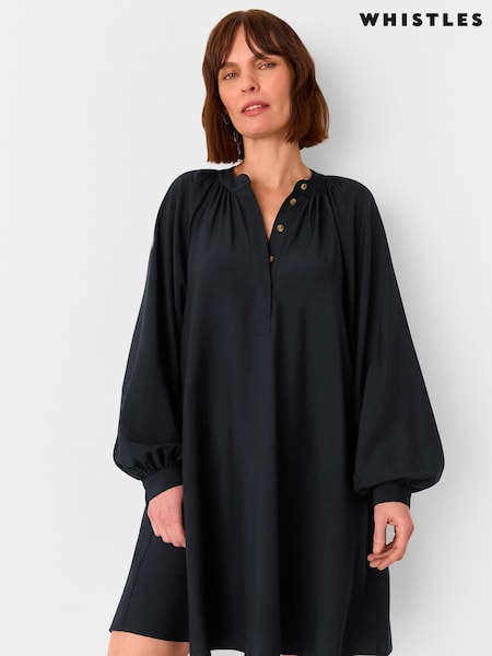 Whistles Full Volume Gathered Dress (F76773) | 961 LEI