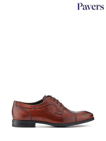 Pavers Brown Gents Lace Smart Shoes (F76803) | SGD 116
