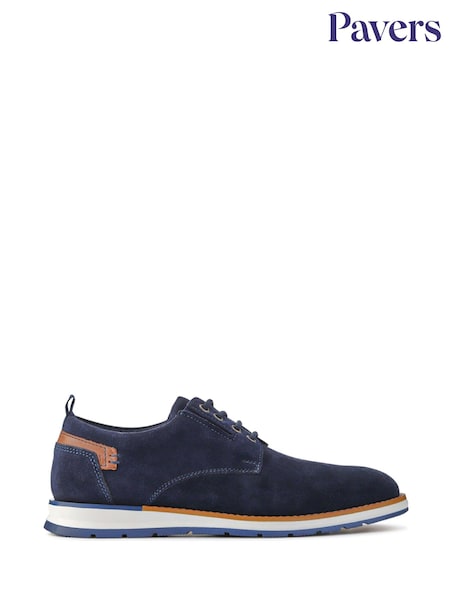 Pavers Blue Gents Lace Casual Shoes (F76805) | kr857