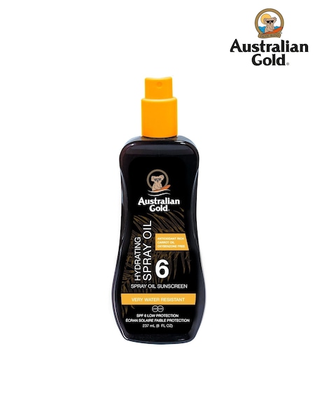 Australian Gold SPF 6 Hydrating Spray Oil with Carrot Oils 237ml (F76846) | €22