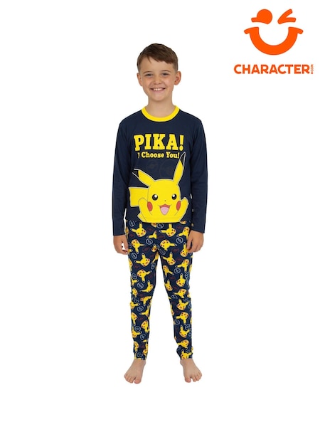 Character Blue Pokemon I Choose You 100% Cotton Pyjamas Set (F76860) | AED136