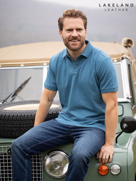 Lakeland Clothing Blue Honister Polo Shirt (F76895) | ‏262 د.إ.‏