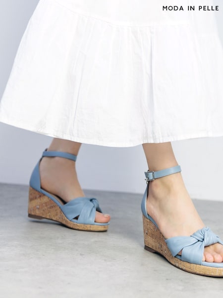 Moda in Pelle MUSCARI TWIST FEATURE WEDGE SANDAL (F76910) | ₪448