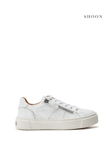 Moda in Pelle Shoon Ely Side Zip Mid Slab Sole Trainers (F76920) | €113