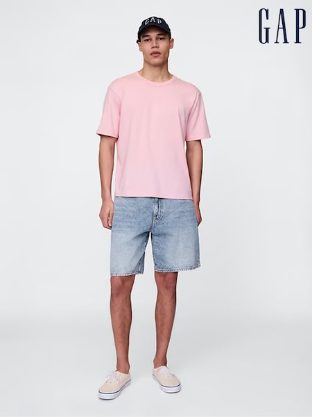Albastru deschis - Pantaloni scurți Larg Denim Gap 90 (F77192) | 335 LEI