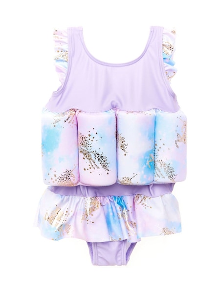 Soliswim Purple Unicorn Float Swimsuit (F77219) | €64