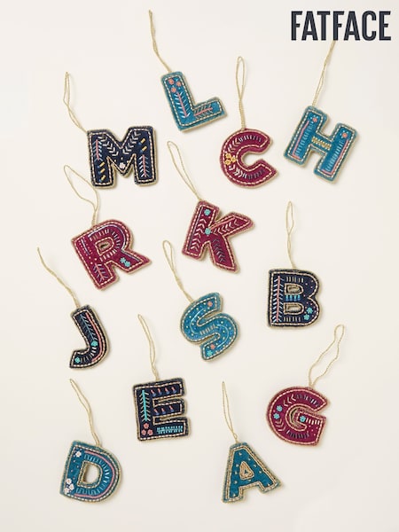 FatFace Multi Alphabet Beaded Decoration (F77277) | AED52