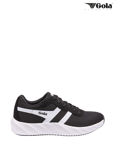 Gola Black Ladies Draken Mesh Lace-Up Running Trainers (F77328) | ₪251