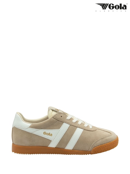 Gola Grey Ladies Elan Suede Lace-Up Trainers (F77335) | ₪453