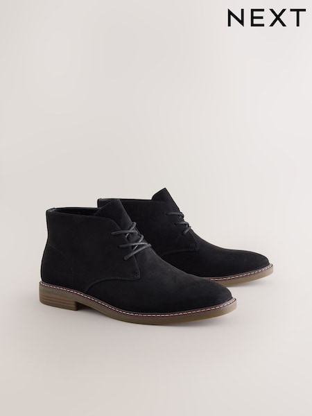 Negru - Ghete Chukka (F77462) | 304 LEI
