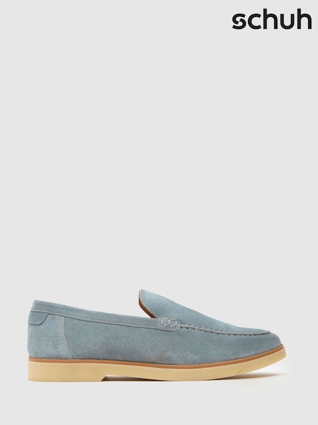 Schuh Blue EC Riggs Suede Loafers (F77513) | kr785