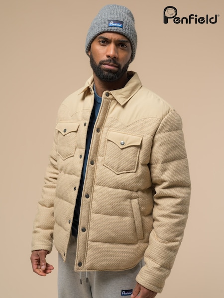 Penfield Natural Mens Nantucket Rockford Jacket (F77574) | €232
