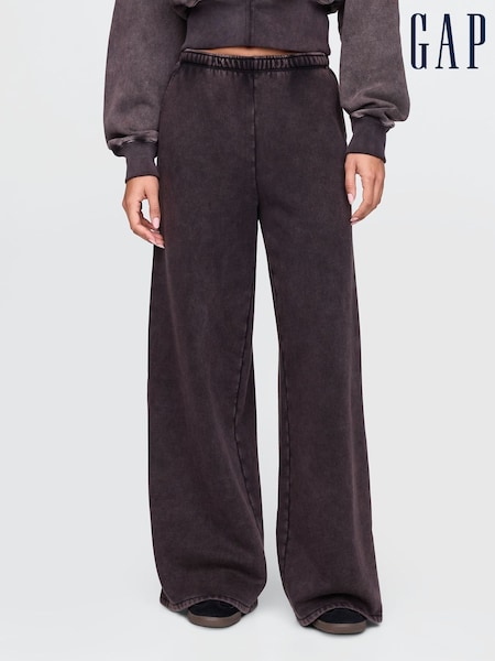 Negro lavado - Gap Vintage Soft Baggy Wide-Leg Joggers (F77619) | 64 €