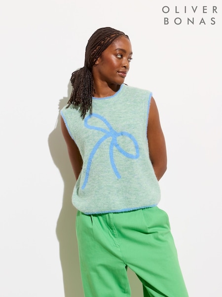 Oliver Bonas Bow Knitted Vest (F77709) | €87