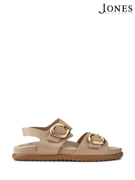 Jones Bootmaker Juneau Buckled Black Sandals (F77772) | €113