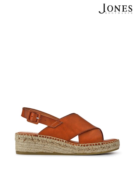 Jones Bootmaker Jessa Leather BrownSandals (F77777) | €113