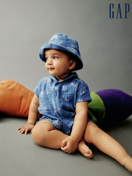 Gap Blue Peter Rabbit Top and Shorts Set (Newborn-24mths) (F77889) | €43