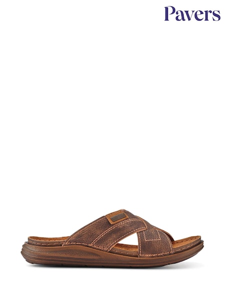 Pavers Brown Gents Casual Mules (F77908) | INR 3,839