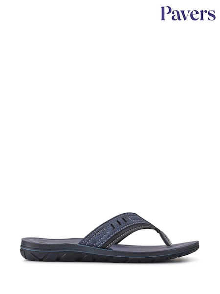 Pavers Blue Gents Toe Post Casual Sandals (F77917) | INR 3,839