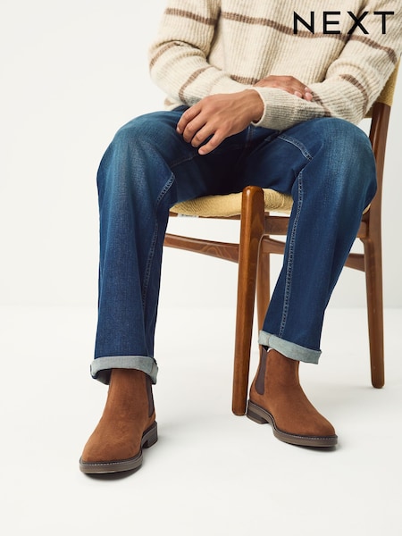 Tan Brown Chelsea Boots (F77955) | €57