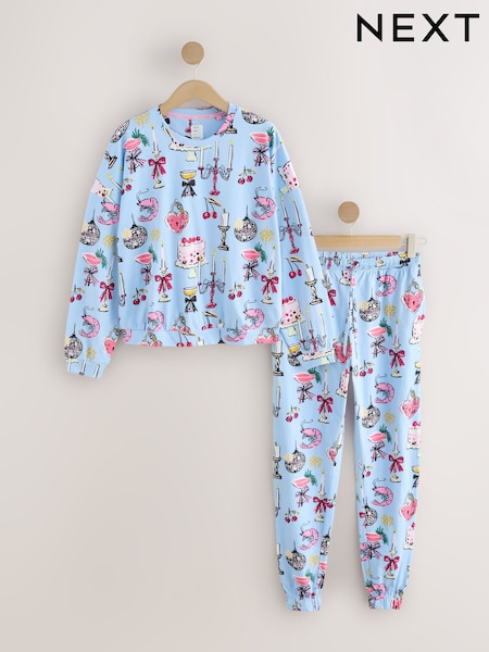Blue Candles Long Sleeve Pyjamas (F77996) | €28