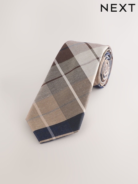 Neutral Textured Tie (F78012) | OMR7