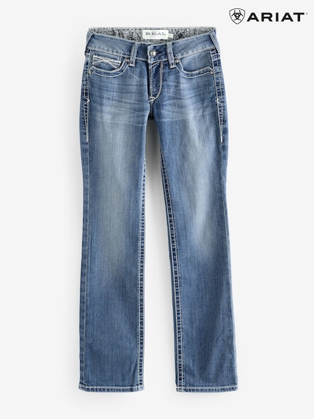 Ariat Blue Real Straight Icon Jeans (F78045) | €108