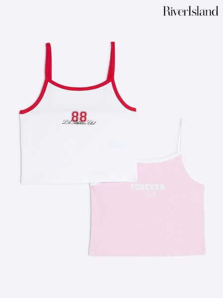 River Island Girls Tank Tops 2 Pack (F78048) | 20 €