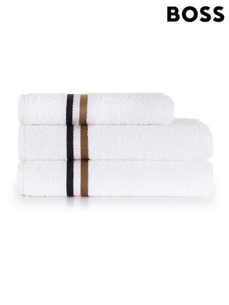 BOSS Home White B Linea Towel Bundle (F78188) | €34 - €68