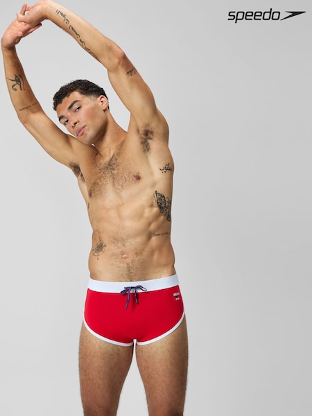 Speedo Red Mens 3.5'' Logo Briefs (F78215) | €43