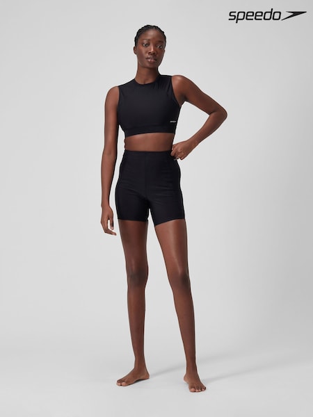 Speedo Womens Solid Bikini Top with Mesh (F78225) | €38