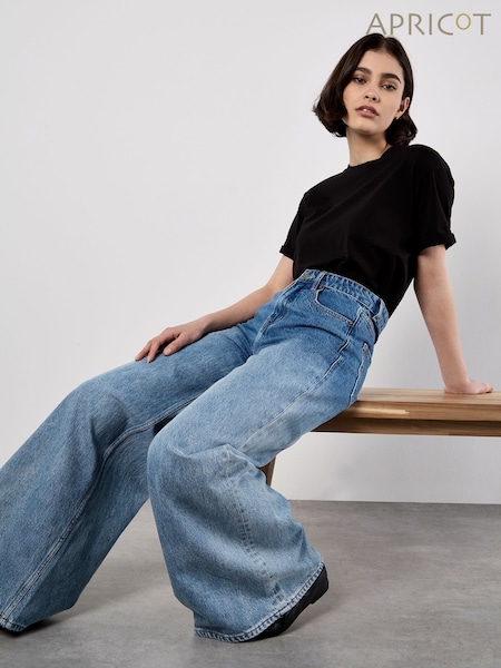 Apricot Blue Five Pockets Dip Dye Grinding Jeans (F78314) | €69