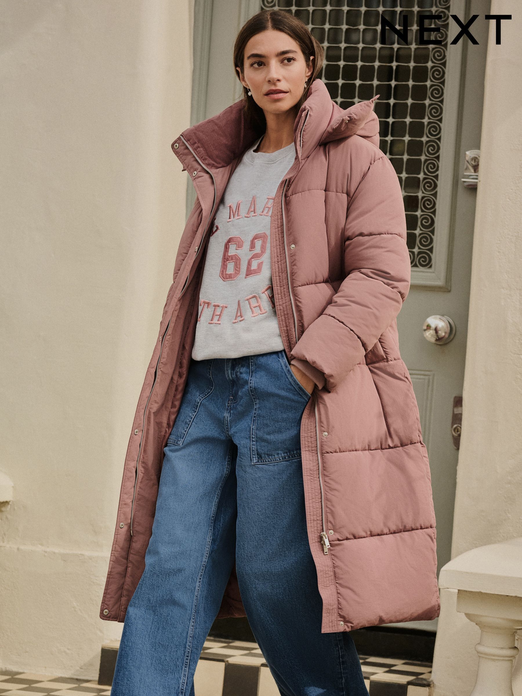 Womens Long Coats | Long Wool & Fur Coats | Next Singapore