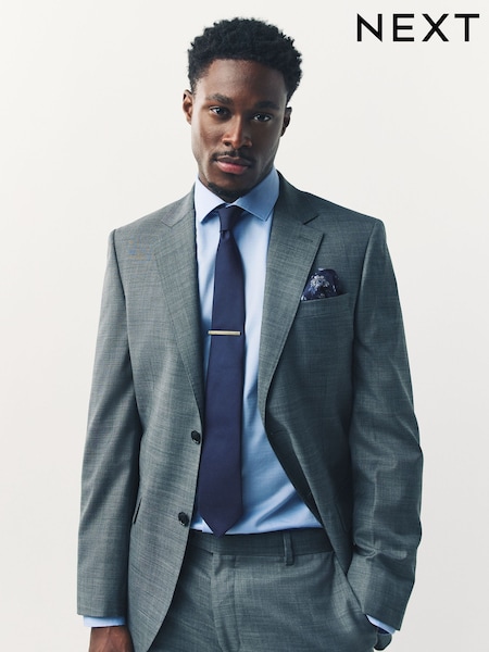 Navy Tie and Pocket Square Set (F78544) | AED79
