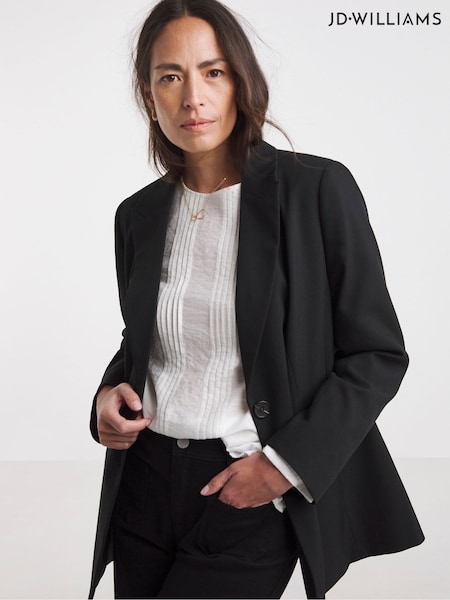 JD Williams Black Ultimate Relaxed Blazer (F78674) | €83