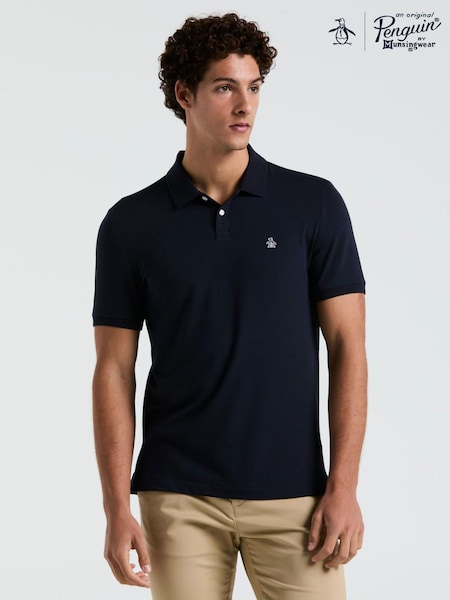 Original Penguin Daddy Pique 100% Cotton Polo Shirt (F78799) | AED291
