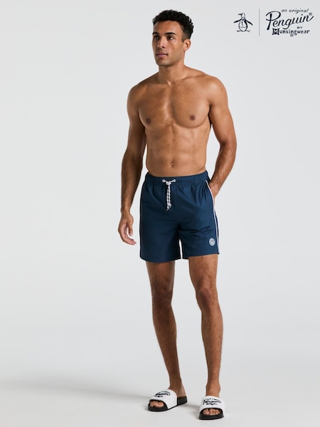 Original Penguin Blue Earl Swim Shorts (F78807) | SGD 97
