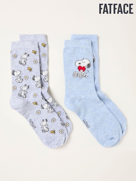FatFace Multi Two Pack Snoopy Socks in a Box (F78838) | R$ 140
