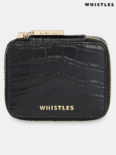 Whistles Black Lotta Mini Jewellery Box (F78920) | R$ 445