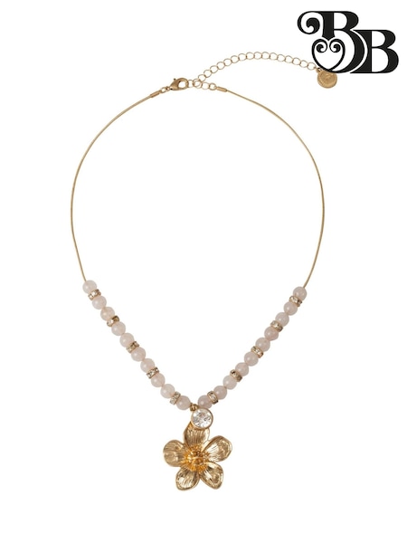 Bibi Bijoux Gold Tone Flower Bead Necklace (F78950) | €50