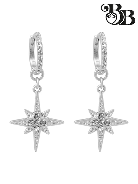 Silver ton - Bibi Bijoux Gothic Revival Star Earrings (F78962) | kr460