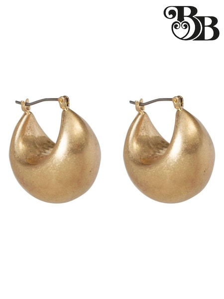 Bibi Bijoux Gold Tone Chunky Statement Hoop Earrings (F78966) | € 38