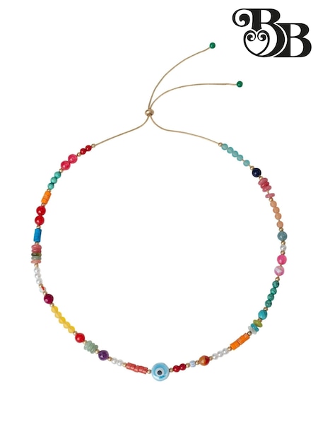 Bibi Bijoux Gold Tone Multi Beaded Friendship Necklace (F78971) | €50