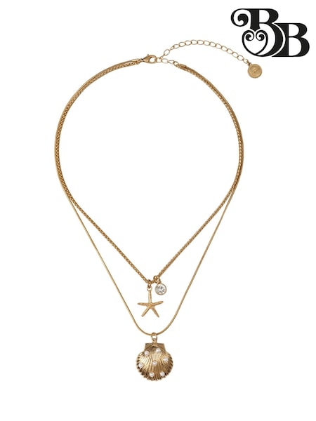 Bibi Bijoux Gold Tone Seaside Layered Necklace (F78978) | €40